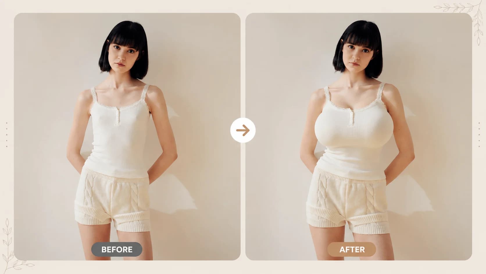 安全的 AI 丰胸 / ai 巨乳效果替代站點