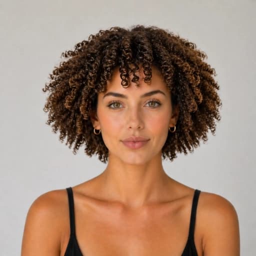 Image of Loose Curly Afro hairstyle