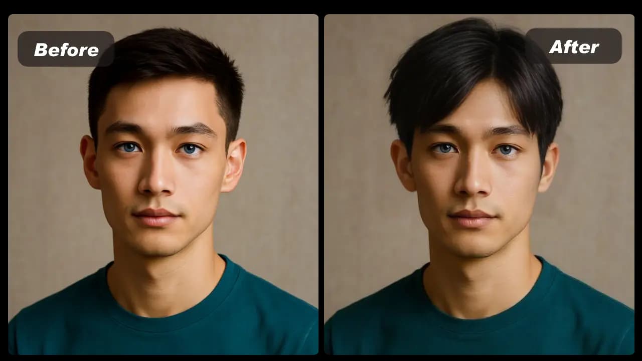 Compare korean two block haircut styles
