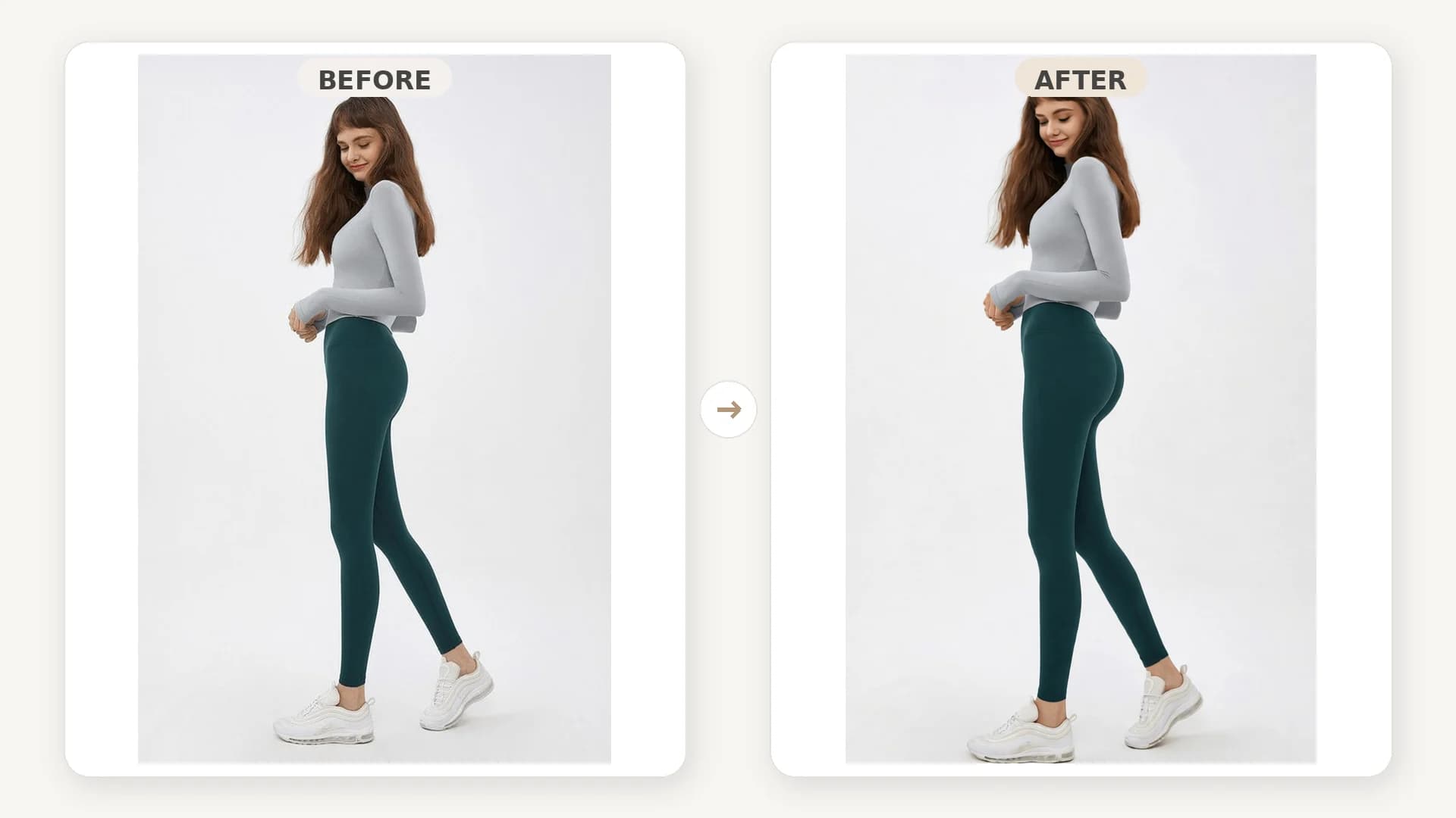 Clothed hip-shape preview generated with AI