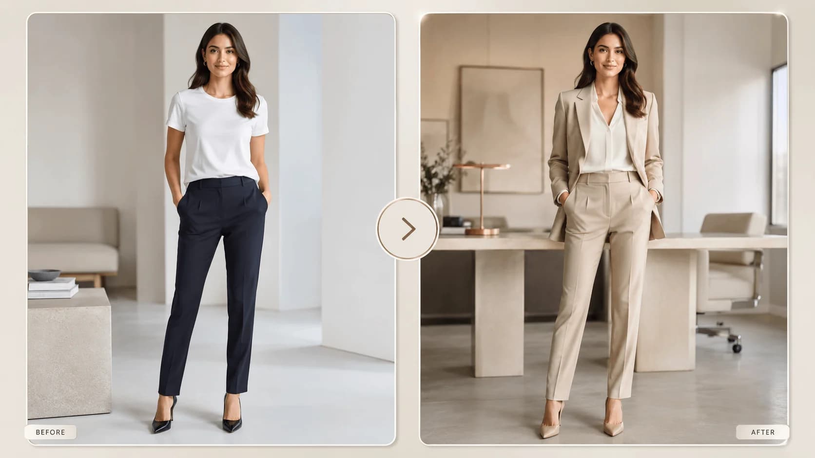 Generated virtual clothes try-on preview